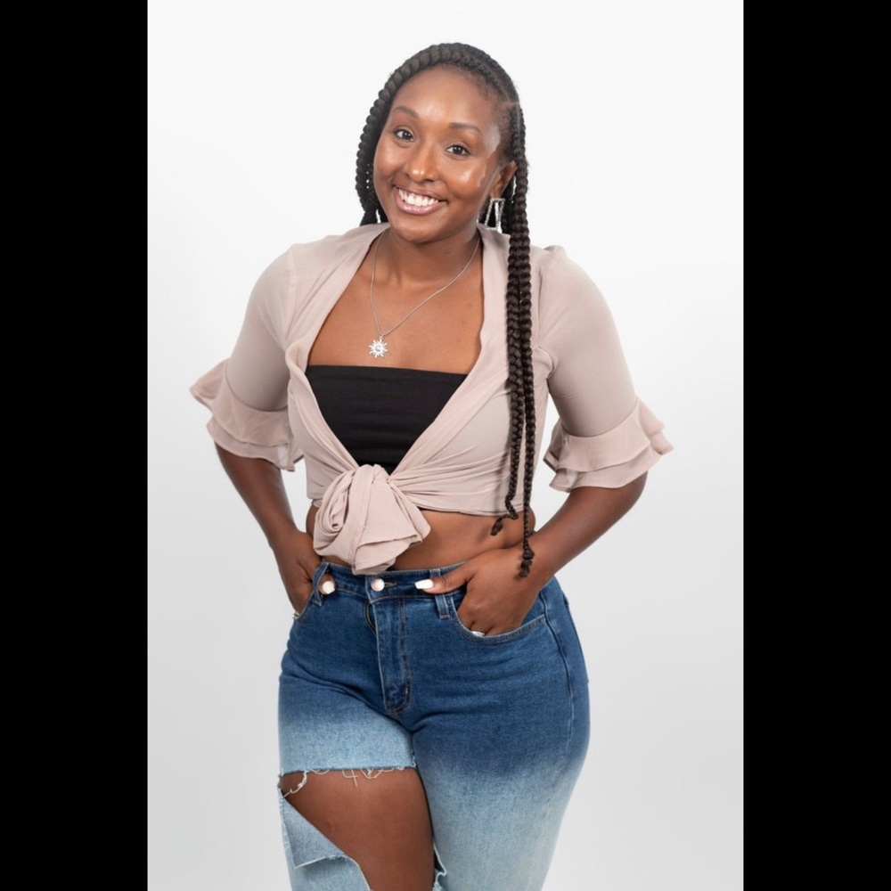 Ally Front Tie Top